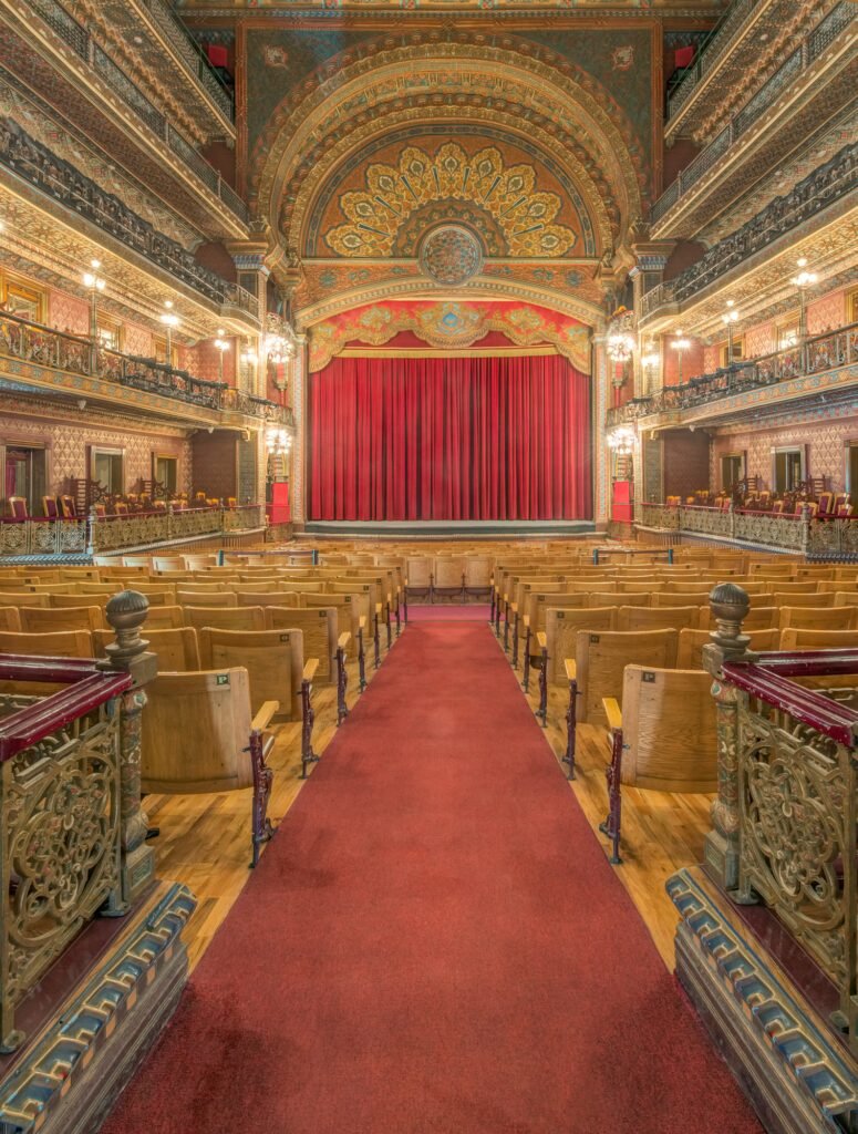 55155Seating and stage in Juarez Theater Guanajuato Guanajuato Mexico